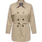 Carvalerie - Jas - Kort - Gespreide Kraag - Knoopsluiting - Voorzakken - Riem in de Taille