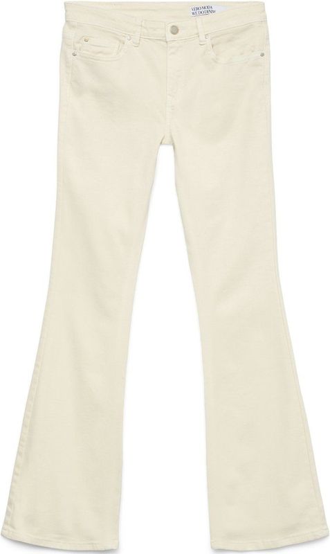 Vero Moda - Vmflash Mr Flared Jeans - Ecru - Denim