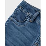 Slim Fit Jeans - Indigo - Katoen/Polyester/Elastan - Zware Slijtage
