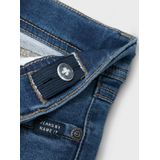 Slim Fit Jeans - Indigo - Katoen/Polyester/Elastan - Zware Slijtage
