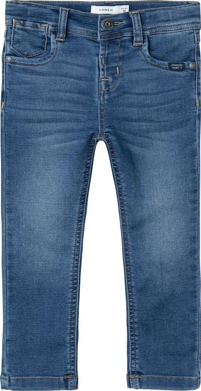 Slim Fit Jeans - Indigo - Katoen/Polyester/Elastan - Zware Slijtage