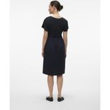 Mlkhloe - Zwangerschapsjurk - V-Hals - Korte Mouwen - Wikkelsluiting