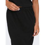 ONLY Onlmay Life Jrs Lange rok Jersey rok voor dames, zwart.
