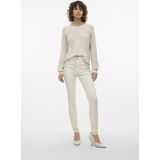 VERO MODA - VMFLASH MR SKINNY JEANS - Ecru - Dames Jeans