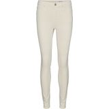 VERO MODA - VMFLASH MR SKINNY JEANS - Ecru - Dames Jeans