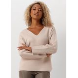 Gebreide Trui - Effen - Knitwear - V-hals - Lange Mouw - Losse Pasvorm