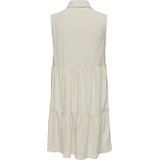 ONLY - ONLSIESTA - Zomerjurk - Beige - Mouwloos - Korte Lengte