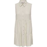 ONLY - ONLSIESTA - Zomerjurk - Beige - Mouwloos - Korte Lengte