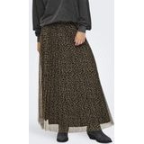 Onlsky - Midi-rok - Polyester - Plissédetail - Elastische Tailleband