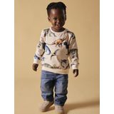 Jogger-Fit Jeans - Blauw - Katoen - Verstelbare Taille