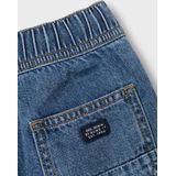 Jogger-Fit Jeans - Blauw - Katoen - Verstelbare Taille
