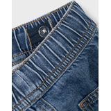 Jogger-Fit Jeans - Blauw - Katoen - Verstelbare Taille