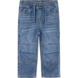 Jogger-Fit Jeans - Blauw - Katoen - Verstelbare Taille