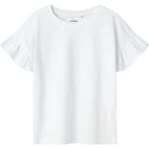 Name It - NkfVilukka - T-Shirt - Bright White - Katoen