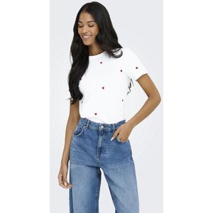 Onlketty - T-shirt - Zwart - Katoen - Korte Mouwen