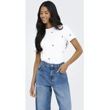 Onlketty - T-shirt - Zwart - Katoen - Korte Mouwen