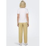 Only Onlketty Life S/S O-Neck Top - Stralend Wit - T-shirt voor Tieners