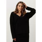 Object Objreynard V-neck Pullover Truien & vesten Dames - Sweater - Hoodie - Vest- Zwart