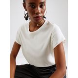 Blouse - O-hals - Korte Mouwen - Standaard Pasvorm