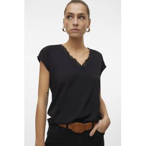 Vmbella - Top - Blouse - Mouwloos - V-Hals - Kanten Detail - Standard Fit