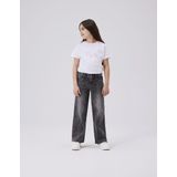 Jeans - Wijde Pasvorm - Denim - Verstelbare Taille - Zware Slijtage