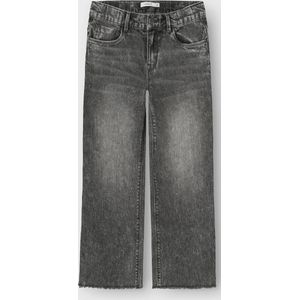 Jeans - Wijde Pasvorm - Denim - Verstelbare Taille - Zware Slijtage