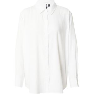 Vero Moda - Damesblouse - Wit - 55% Linnen 45% Viscose Lenzing Ecovero
