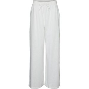 Broek met Wijde Pijpen - Blauw - Katoen - Elastische Taille