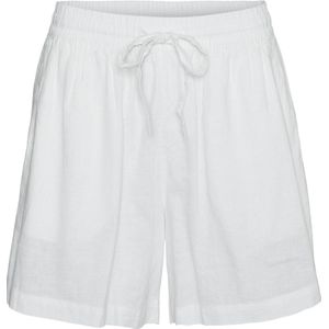 Vero Moda Broek Vmlinn Shorts Wvn Noos 10306821 Snow White Dames