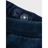 Cargobroek - Dark Blue Denim - Met Riemlussen en Steekzakken