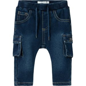 Name It baby jongens spijkerbroek BEN Dark Blue Denim Baggy Fit