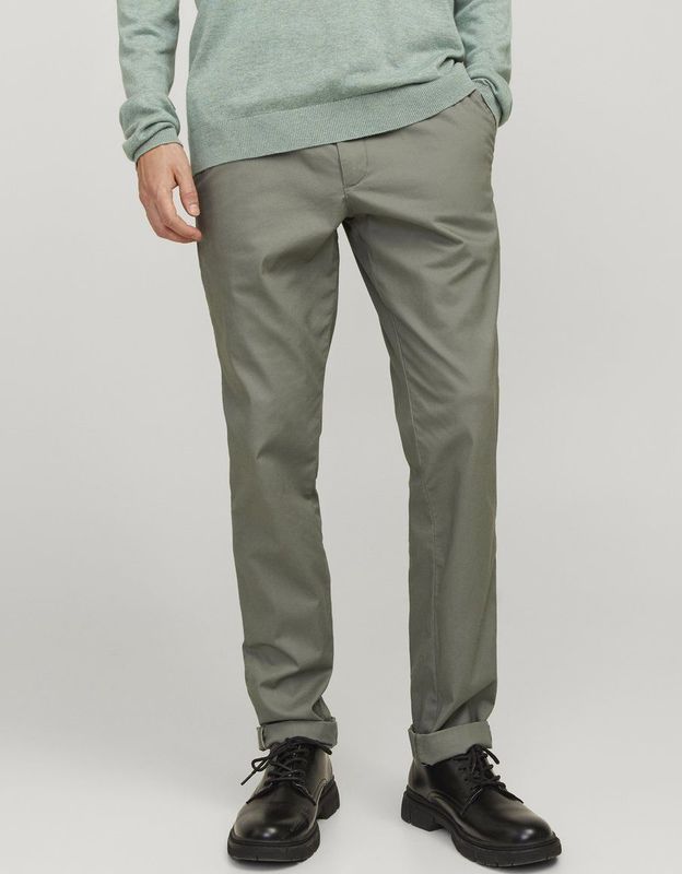 Jack & Jones - Herenbroek - Chino - Katoen - Ritsluiting