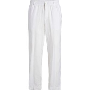 JACK & JONES Karl Lawrence Chino - Heren Chino - Wit - 100% Linnen