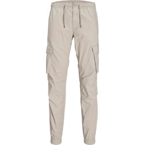 JACK & JONES Kane Noah Cuffed Cargo loose fit - heren cargo broek - zilvergrijs
