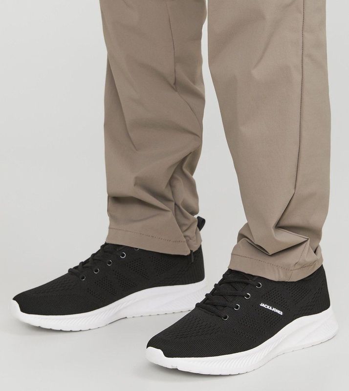 Jack & Jones - Croxley - Sneakers - Zwart - 100% Mesh