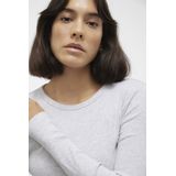 Basic - Top - Zwart - Katoen - Lange Mouwen - Tight Fit