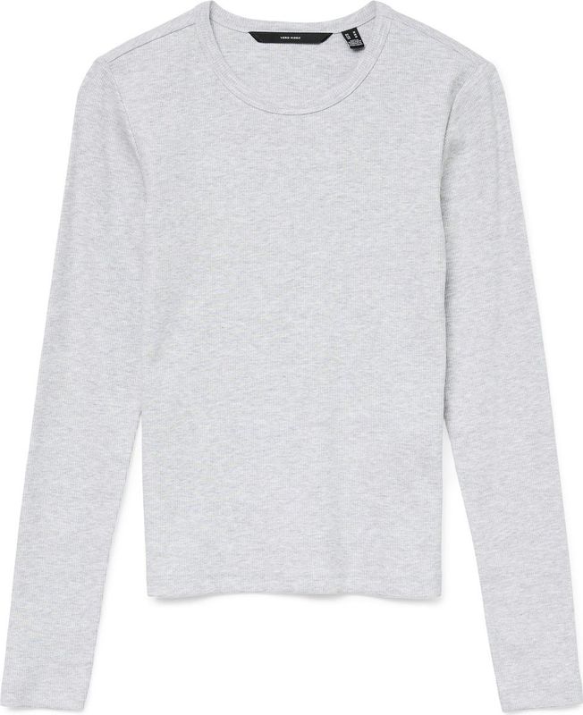 Basic - Top - Zwart - Katoen - Lange Mouwen