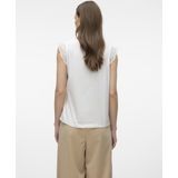 Vmemily - Top - Katoenen Jersey - Regular Fit - Korte Mouwen - O-hals