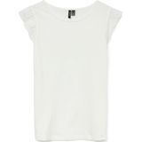 Vmemily - Top - Katoenen Jersey - Regular Fit - Korte Mouwen - O-hals