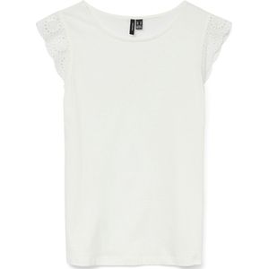 Vmemily - Top - Katoenen Jersey - Regular Fit - Korte Mouwen - O-hals