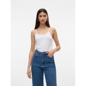 VERO MODA Vmmillion Singlet JRS Noos Top voor dames, wit (bright white), M