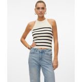 Vero Moda Stricktop VMSABA RIB SL O-NECK TOP GA NOOS