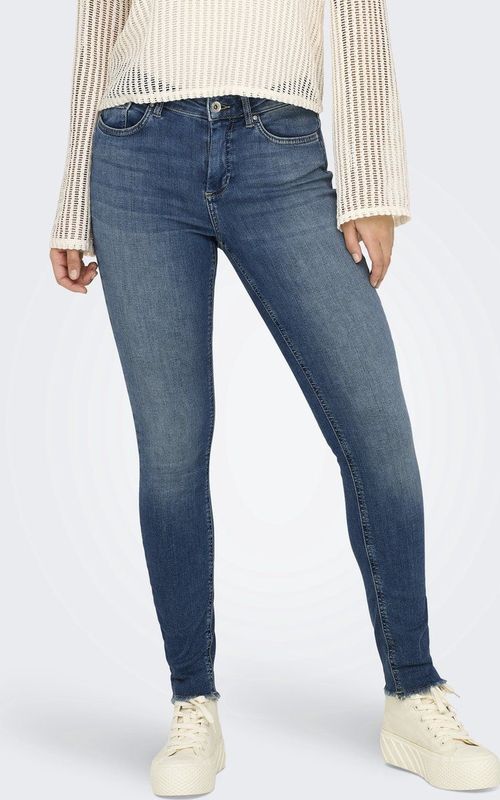 Jeans - Mid Waist Skinny Fit - Enkel Lengte