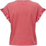 Only T-shirt Onliris S s Emb Top Jrs Noos 15255618 Rose Of Sharon Dames