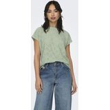 T-shirt - Frosty Green - Regular Fit - Korte Mouwen - Zonder Sluiting