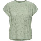 T-shirt - Frosty Green - Regular Fit - Korte Mouwen - Zonder Sluiting