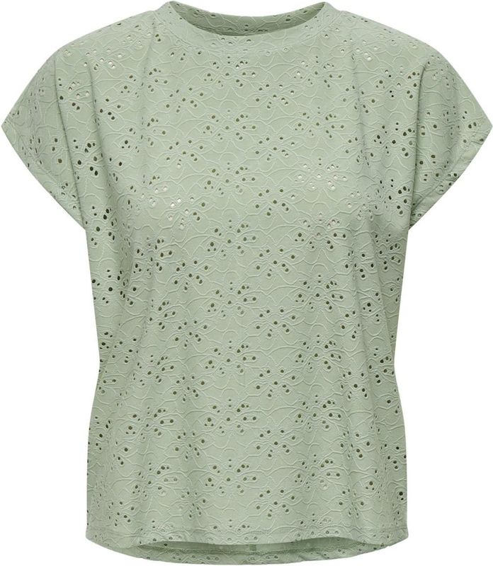 T-shirt - Frosty Green - Regular Fit - Korte Mouwen - Zonder Sluiting