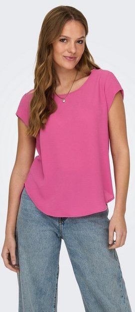 ONLY Kurzarmbluse »ONLVIC S/S SOLID TOP NOOS PTM«