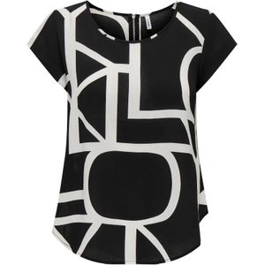 Only - Onlvic s s Aop Top Noos Wvn - Dames - Blouses