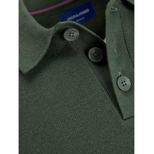 JACK & JONES Jortampa Knit Ss Polo - Gebreide Herentrui - Laurel Wreath